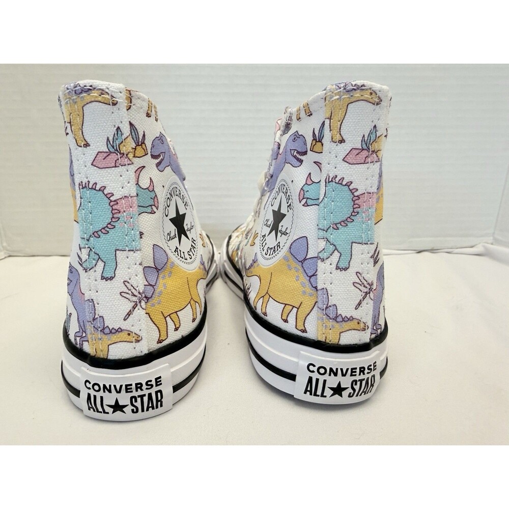 Converse Chuck Taylor All Star Dino Party Easy On Dinosaurs Sneakers Size 13 New - Picture 3 of 8
